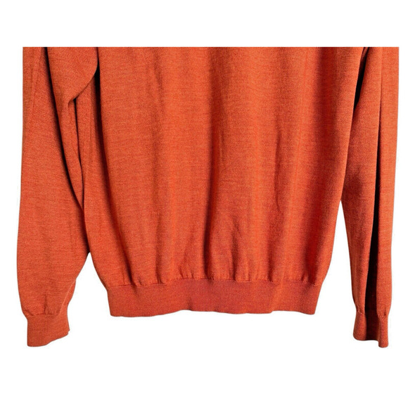 Brooks Brothers Sz L Silk Wool Blend Sweater Preppy Business Classic - Picture 3 of 11